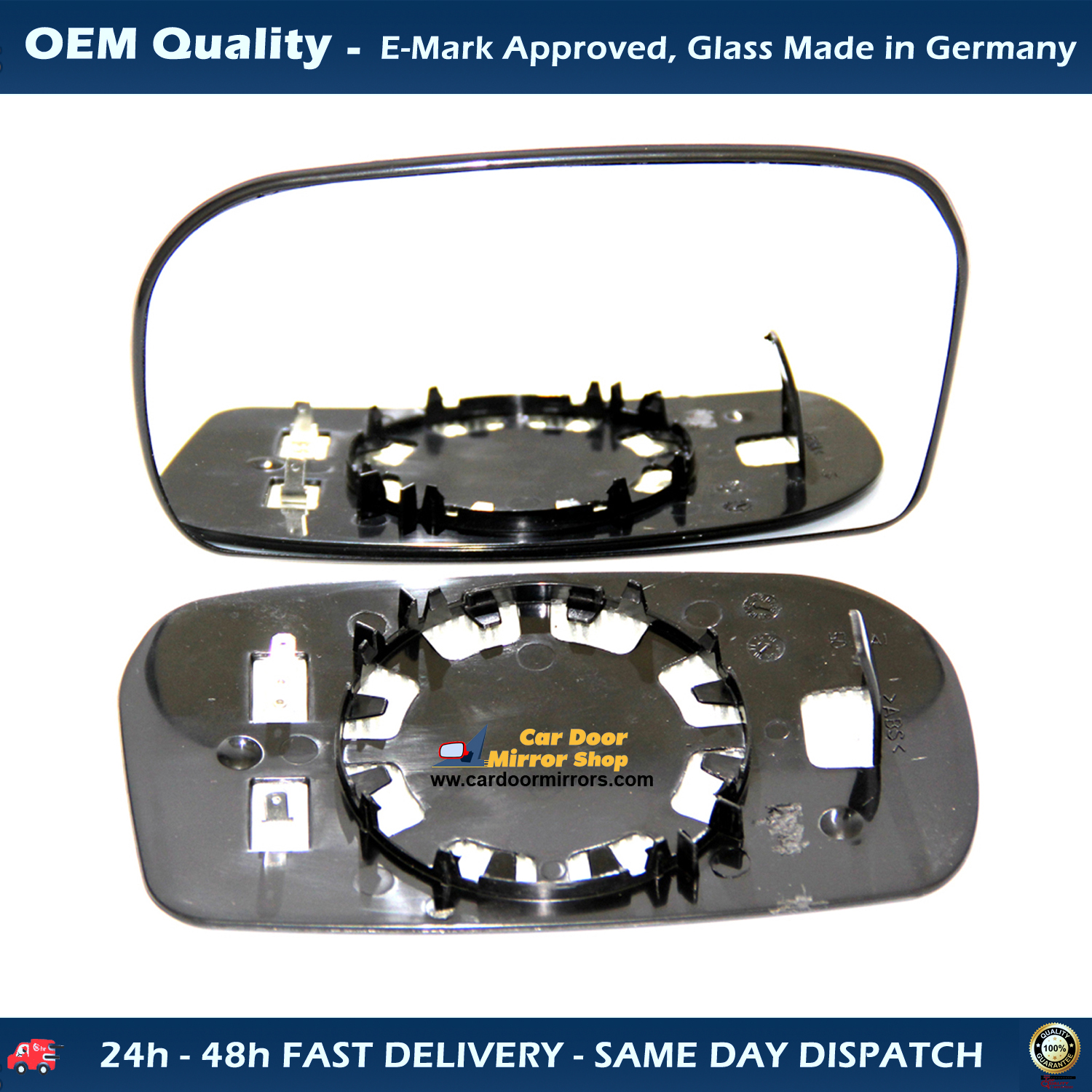 Civic Mirror Glass With Base Plate Civic Mirror Glass With Base Plate