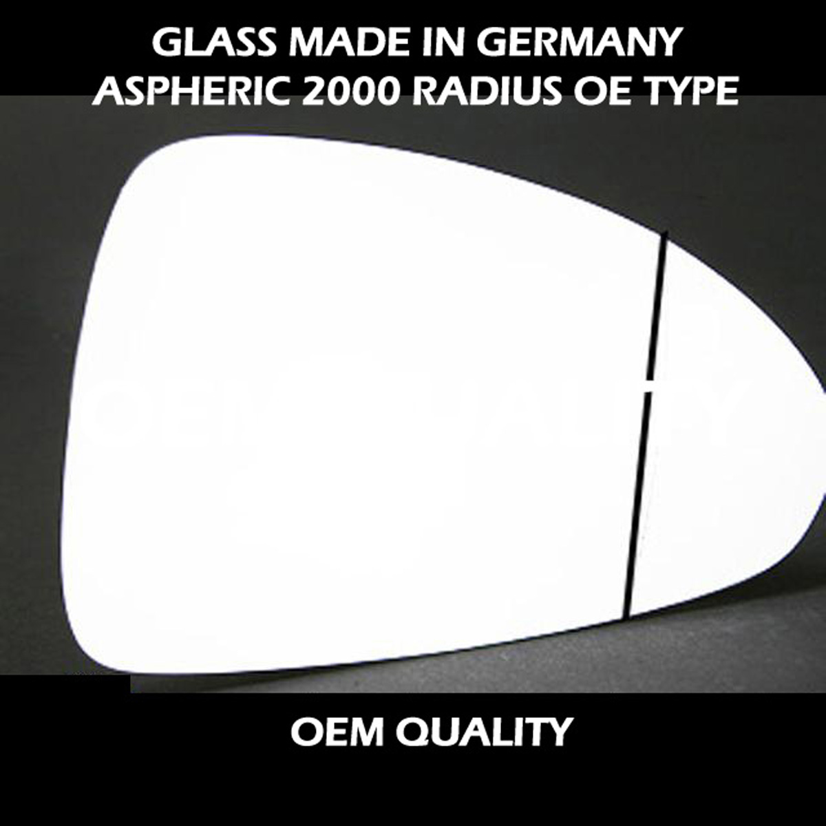 Left Passenger Wing Car Mirror Glass WIDE ANGLE VAUXHALL CORSA D 2006-2017 