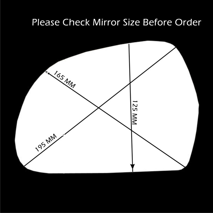 thumbnail image 2 of Audi Q3 2011-2018 Right Side Wing Mirror Glass – Heated With Wide Angle / Blind Spot 2 of 6