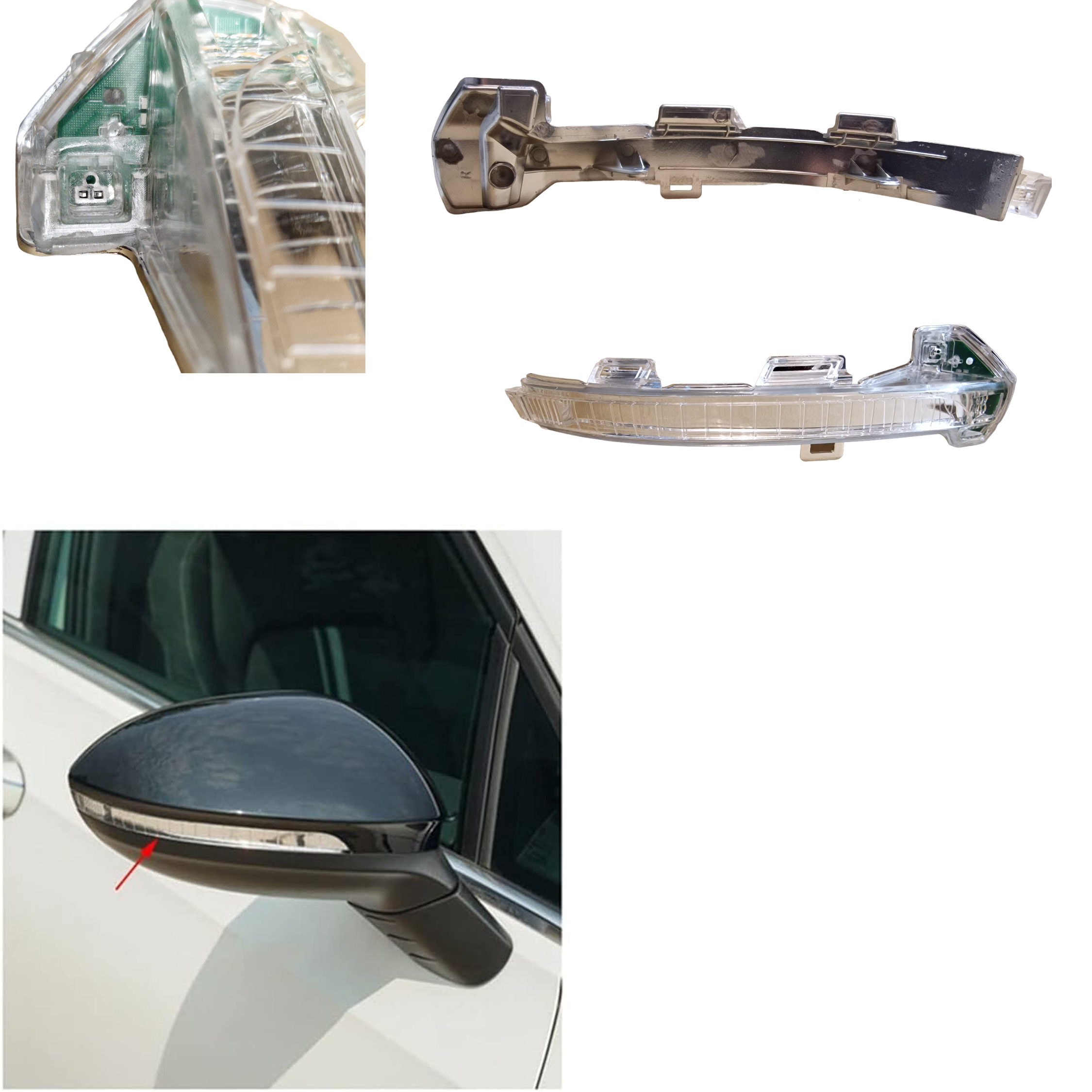 Vw passat wing clearance mirror replacement