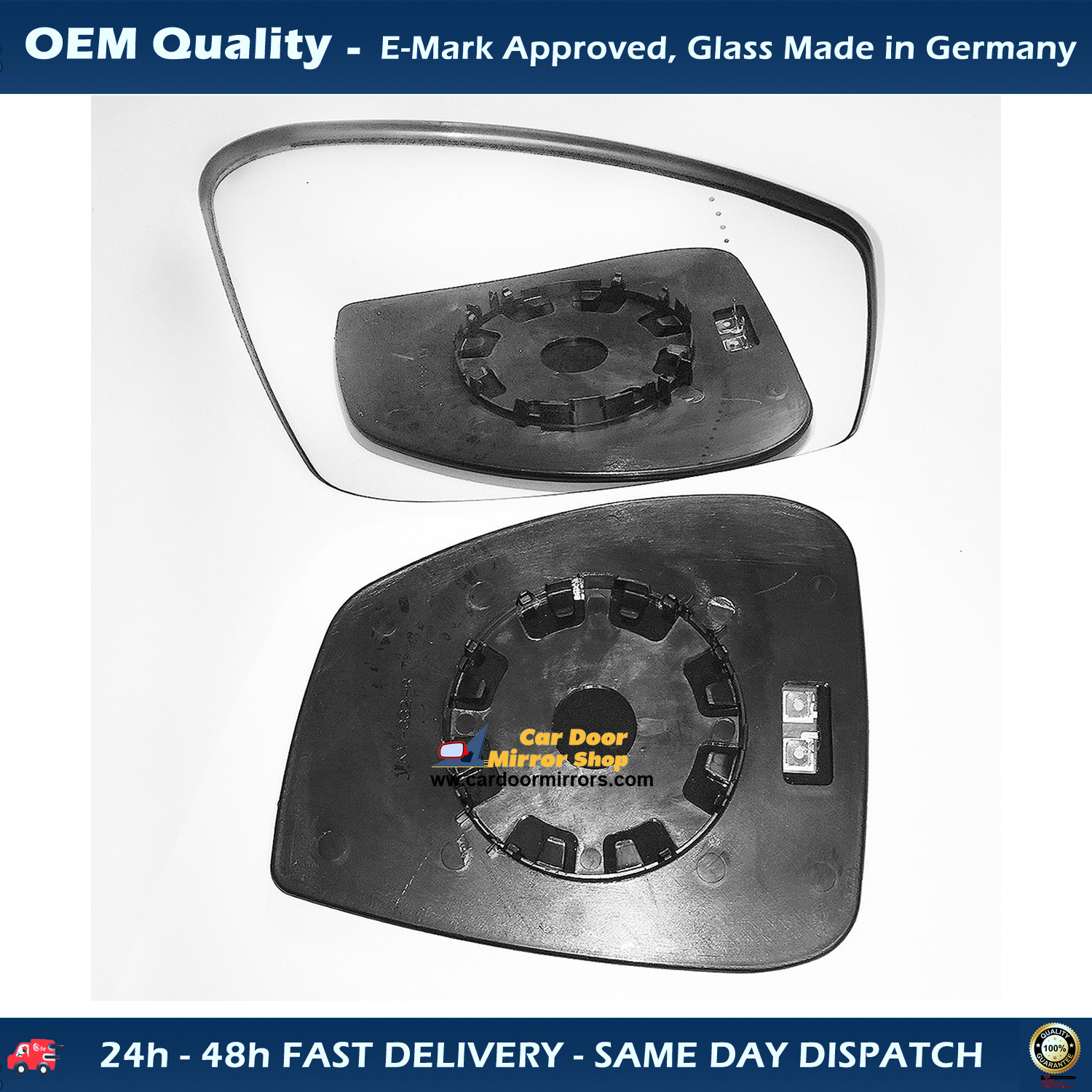 Wing Mirror Glass For Renault Scenic