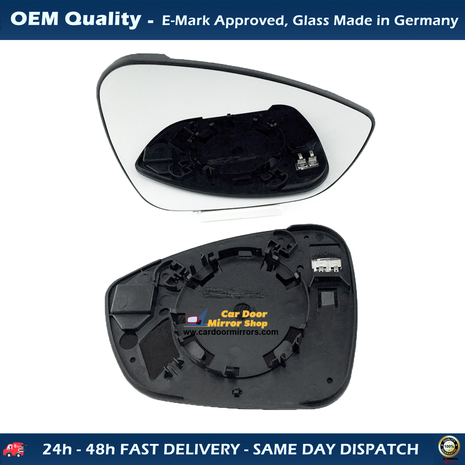 Left Side Wing Mirror Cover For Citroen C4 Picasso MK2 2013-2018 – Primed & Ready To Paint!