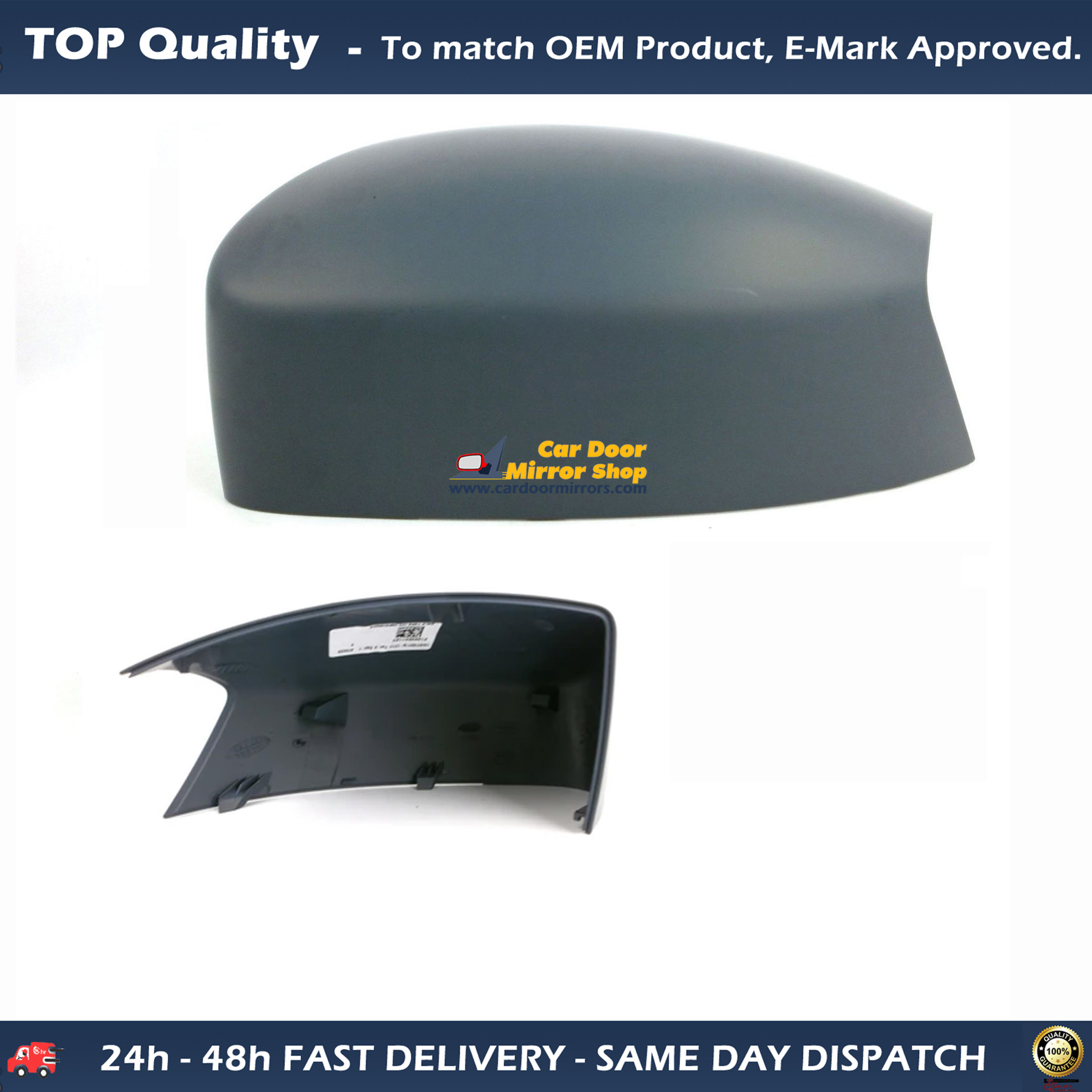 thumbnail image 2 of TWMC Right Hand Side Wing Mirror Cover For Ford S-Max 2006-2014 – Front Replacement 2 of 5