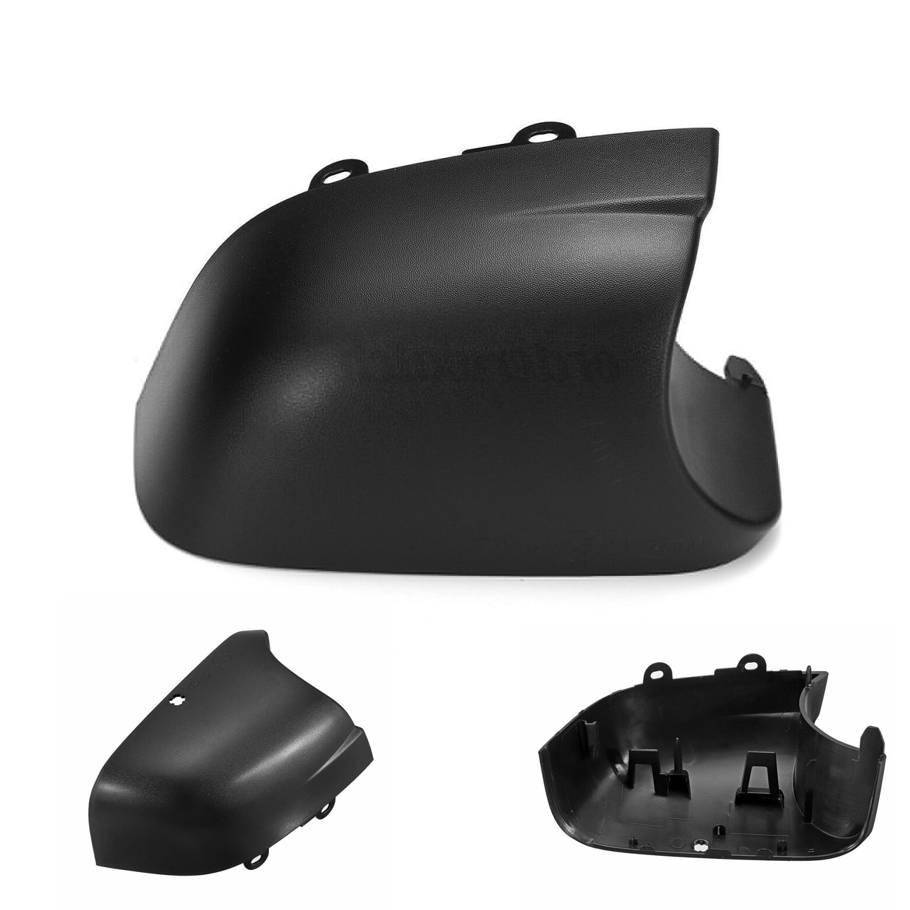 Trafic/Vivaro/Talento/NV300 x82 Wing Mirror Cover Offside - Black - VanPimps